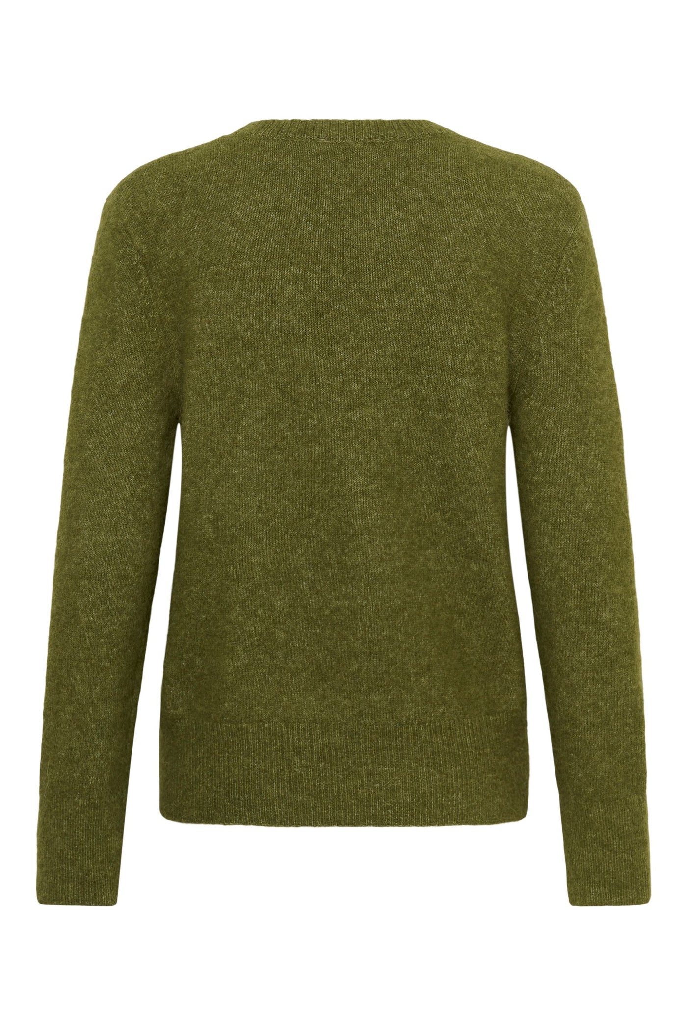 SLAnina Molina Crew-Neck Pullo Loden Green Melange - 1804221 - 30409434