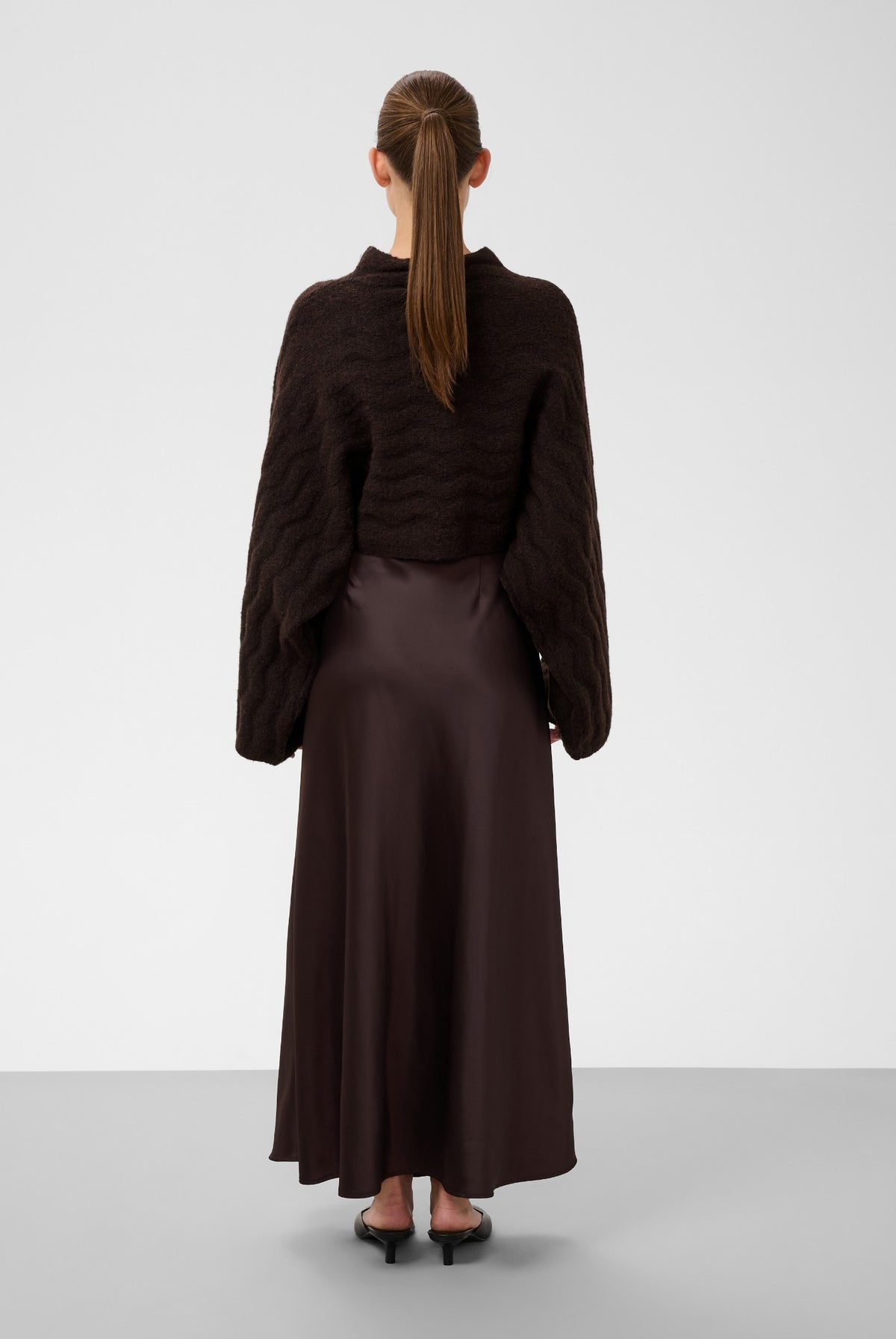 SLIdalia Poncho Pullover Ganache Melange - 1910181 - 30409447
