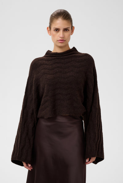 SLIdalia Poncho Pullover Ganache Melange - 1910181 - 30409447 Thumbnail