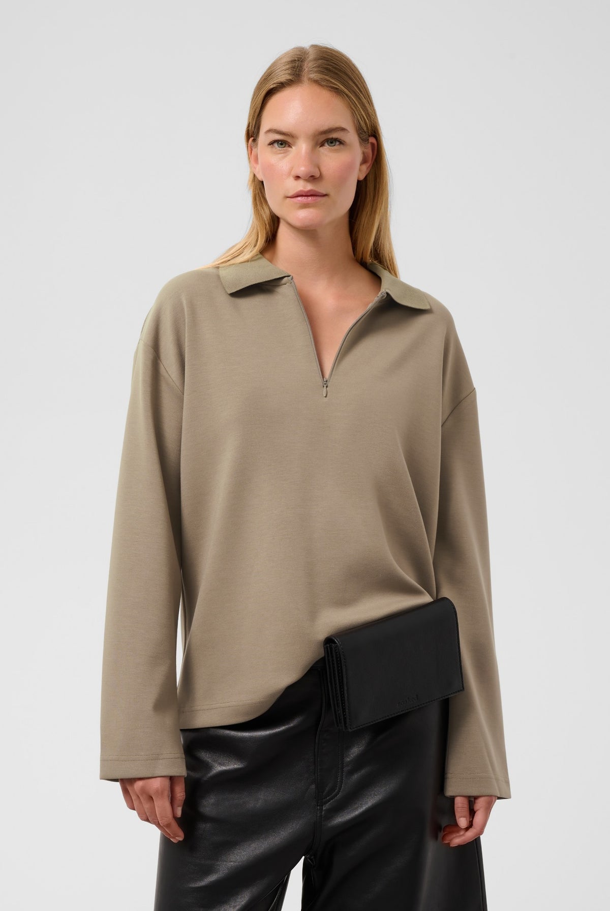 SLMarigold Polo Sweatshirt Walnut - 181112 - 30409473