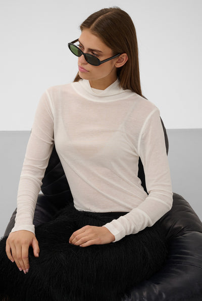 SLInana High Neck Broken White - 111001 - 30409482 Thumbnail