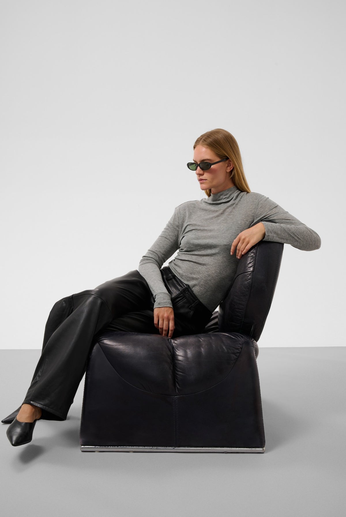 SLInana High Neck Grey Melange - 303161 - 30409482