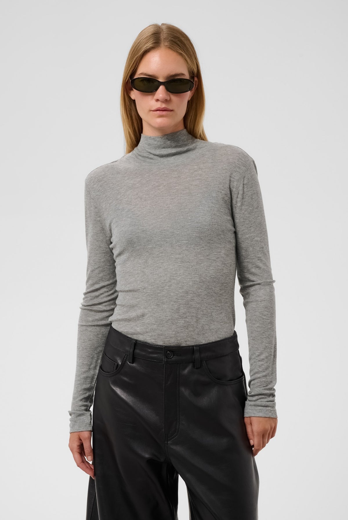 SLInana High Neck Grey Melange - 303161 - 30409482