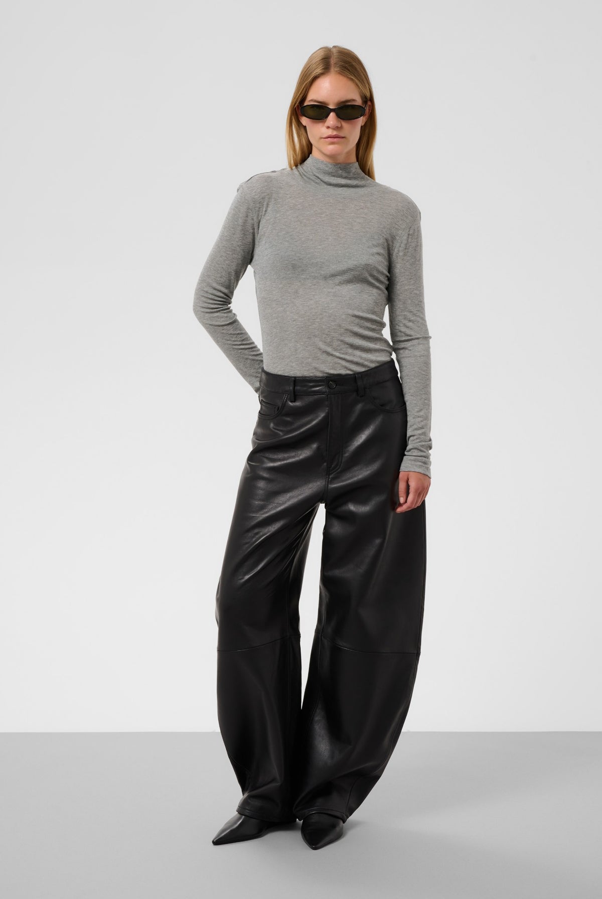 SLInana High Neck Grey Melange - 303161 - 30409482
