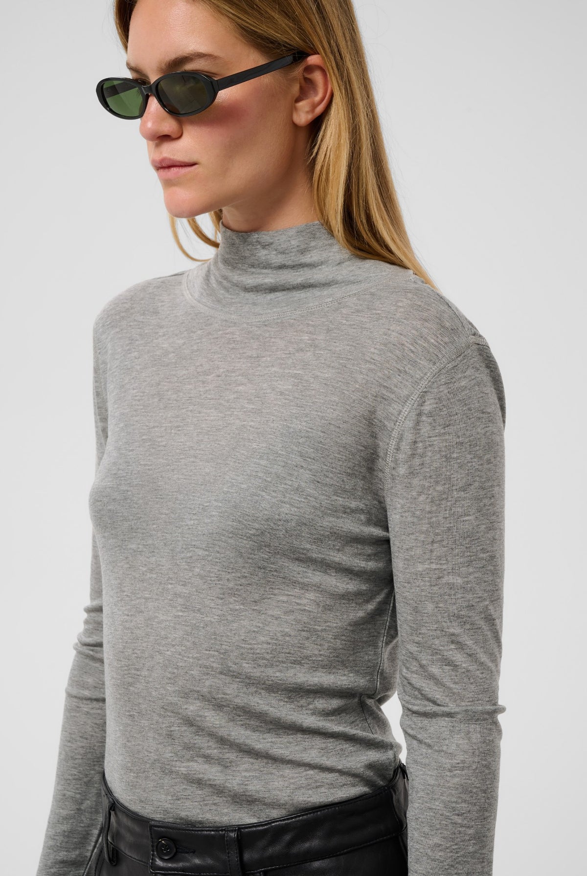 SLInana High Neck Grey Melange - 303161 - 30409482