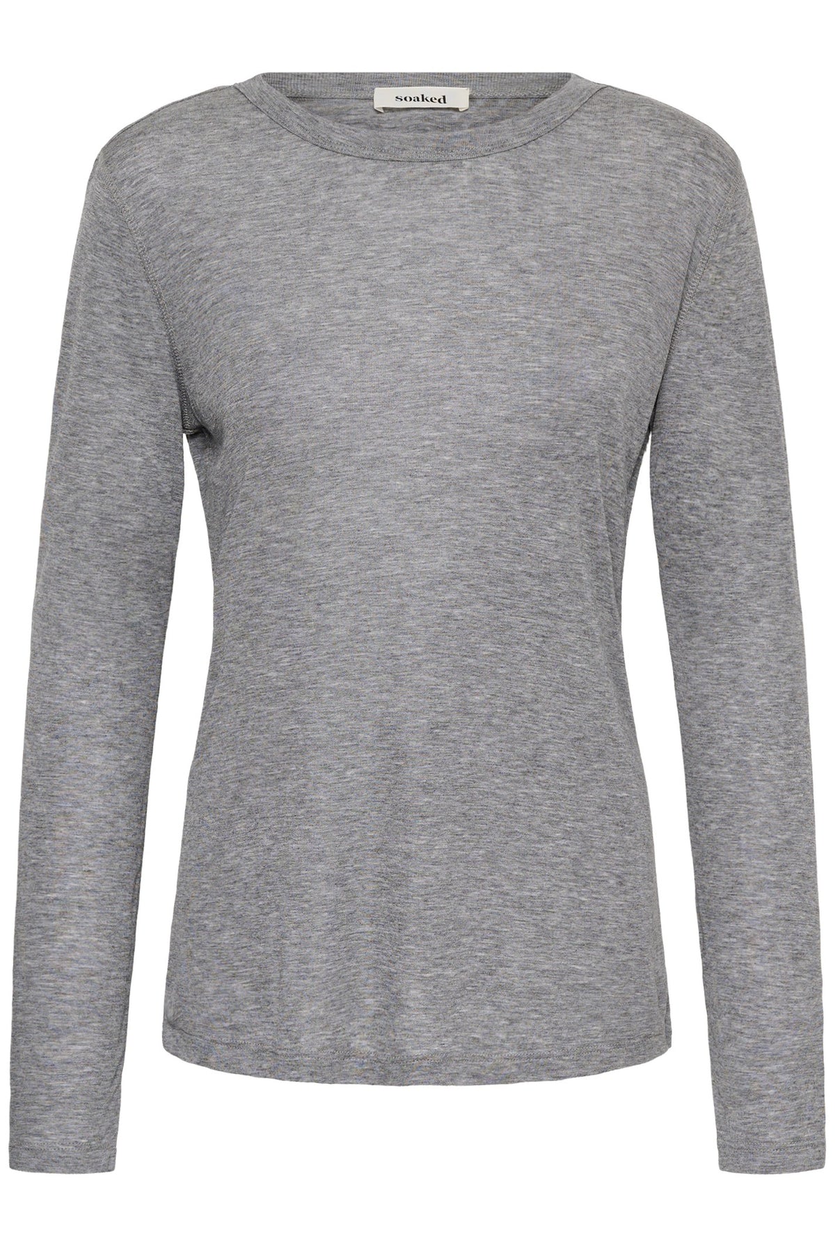 SLInana Crew-Neck Grey Melange - 303161 - 30409483
