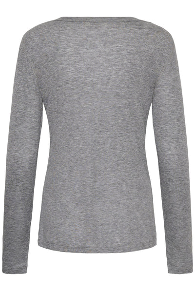 SLInana Crew-Neck Grey Melange - 303161 - 30409483 Thumbnail