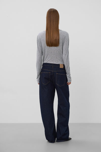 SLInana Crew-Neck Grey Melange - 303161 - 30409483 Thumbnail
