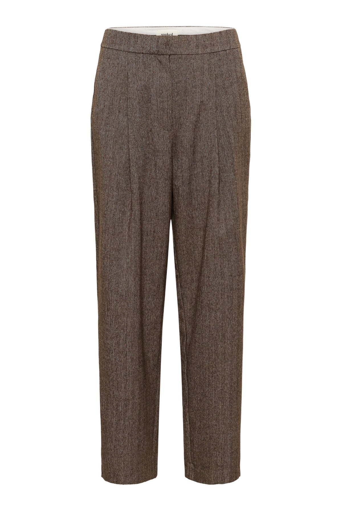 SLKango Pants Ganache herringbone - 305270 - 30409492