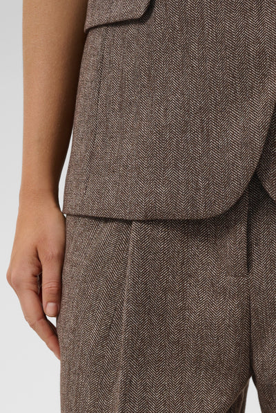 SLKango Pants Ganache herringbone - 305270 - 30409492 Thumbnail