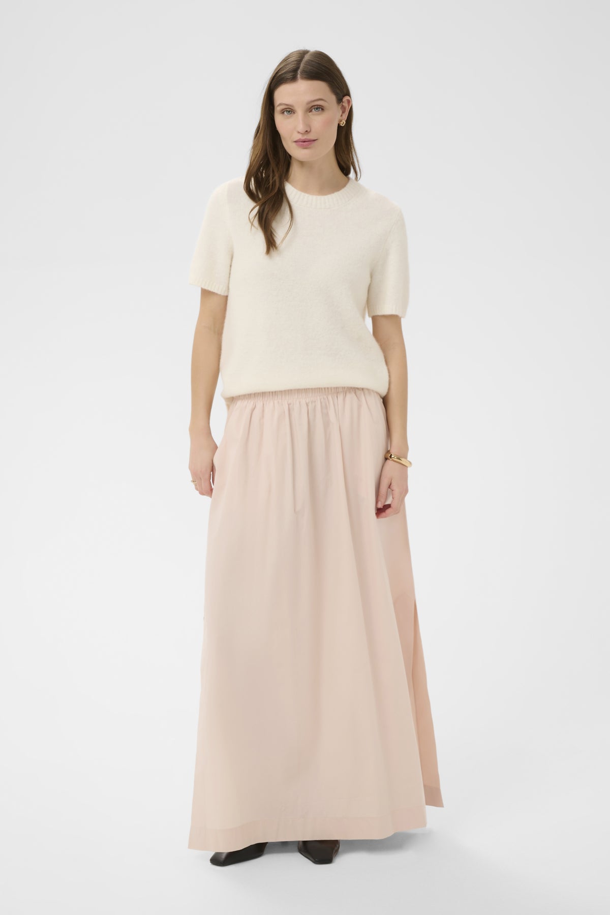 SLSimone Maja Maxi Skirt Pearl Blush - 121207 - 30409544