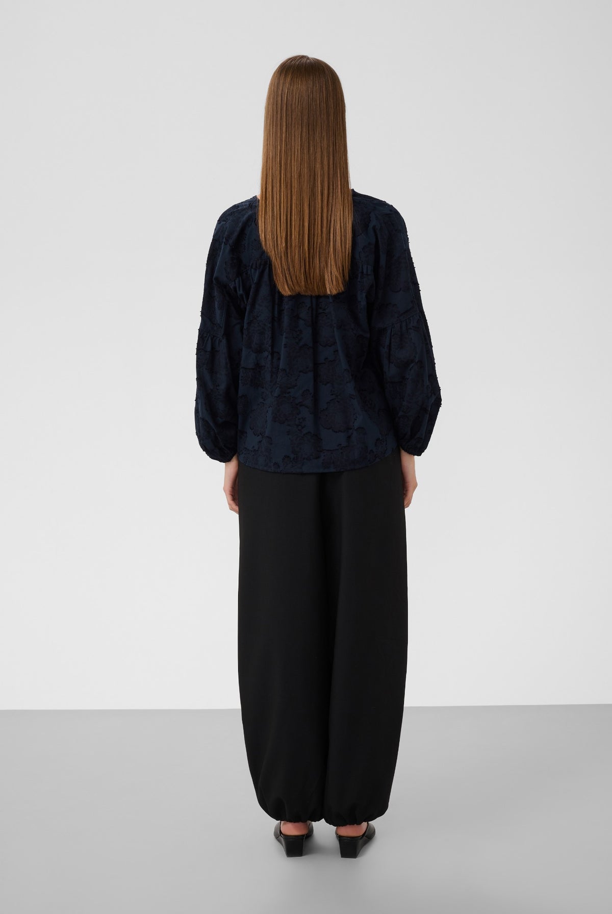 SLAronia Blouse Gathered Night Sky - 193924 - 30409560