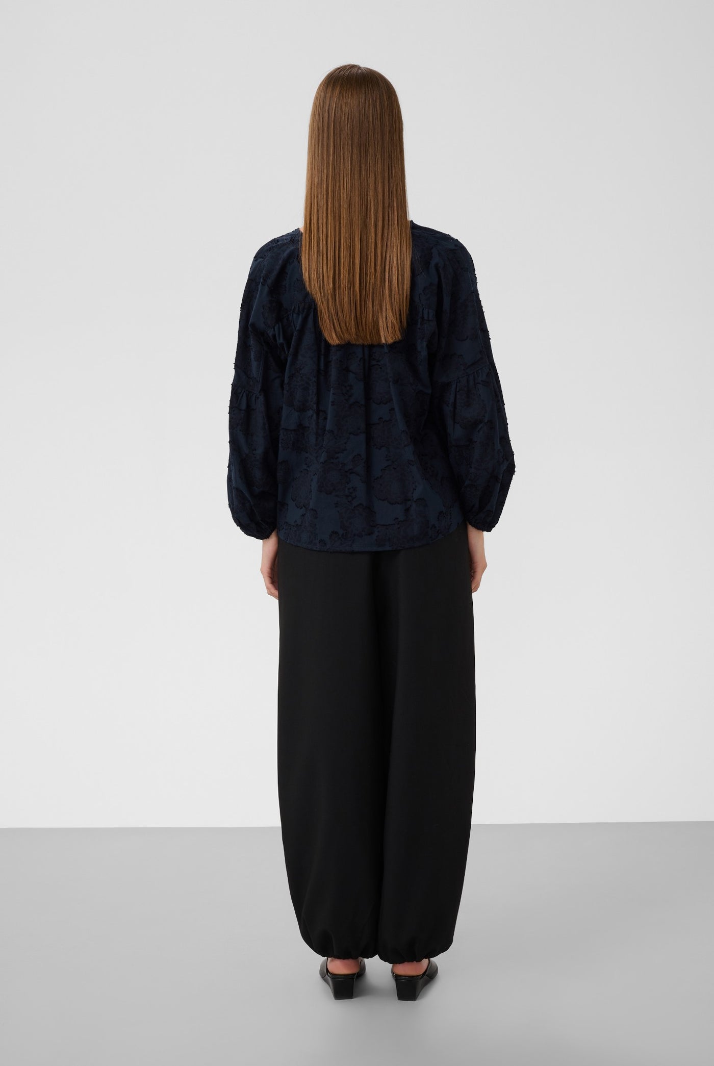 SLAronia Blouse Gathered Night Sky - 193924 - 30409560