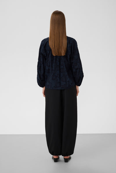 SLAronia Blouse Gathered Night Sky - 193924 - 30409560 Thumbnail