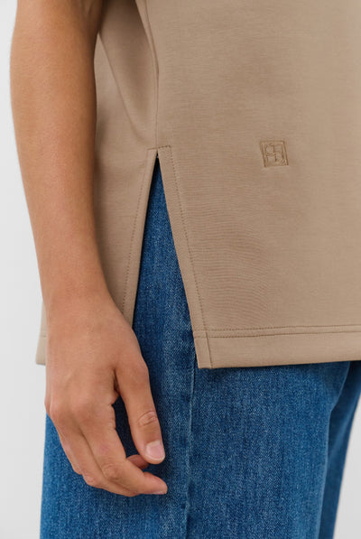 SLMarigold Mono Tee SS Walnut - 181112 - 30409584 Thumbnail