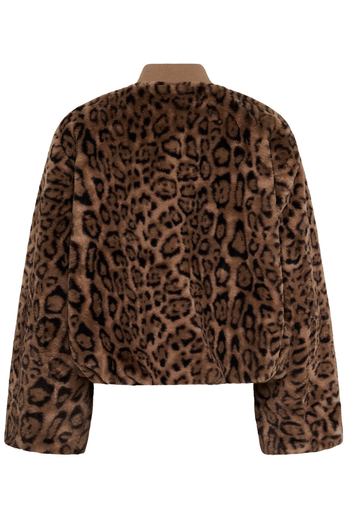 SLLeona Estacia Bomber Jacket Portabella Leopard Pattern - 3 - 30409649
