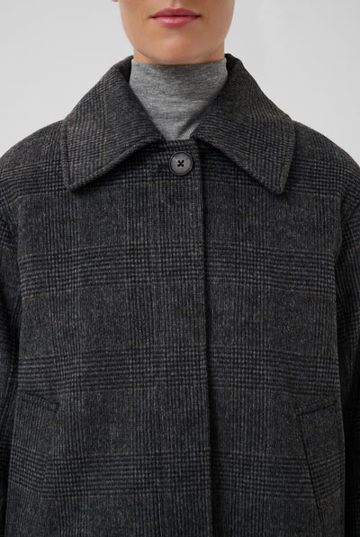 SLMaka Akeleje Jacket Grey Melange Check - 305405 - 30409650 Thumbnail