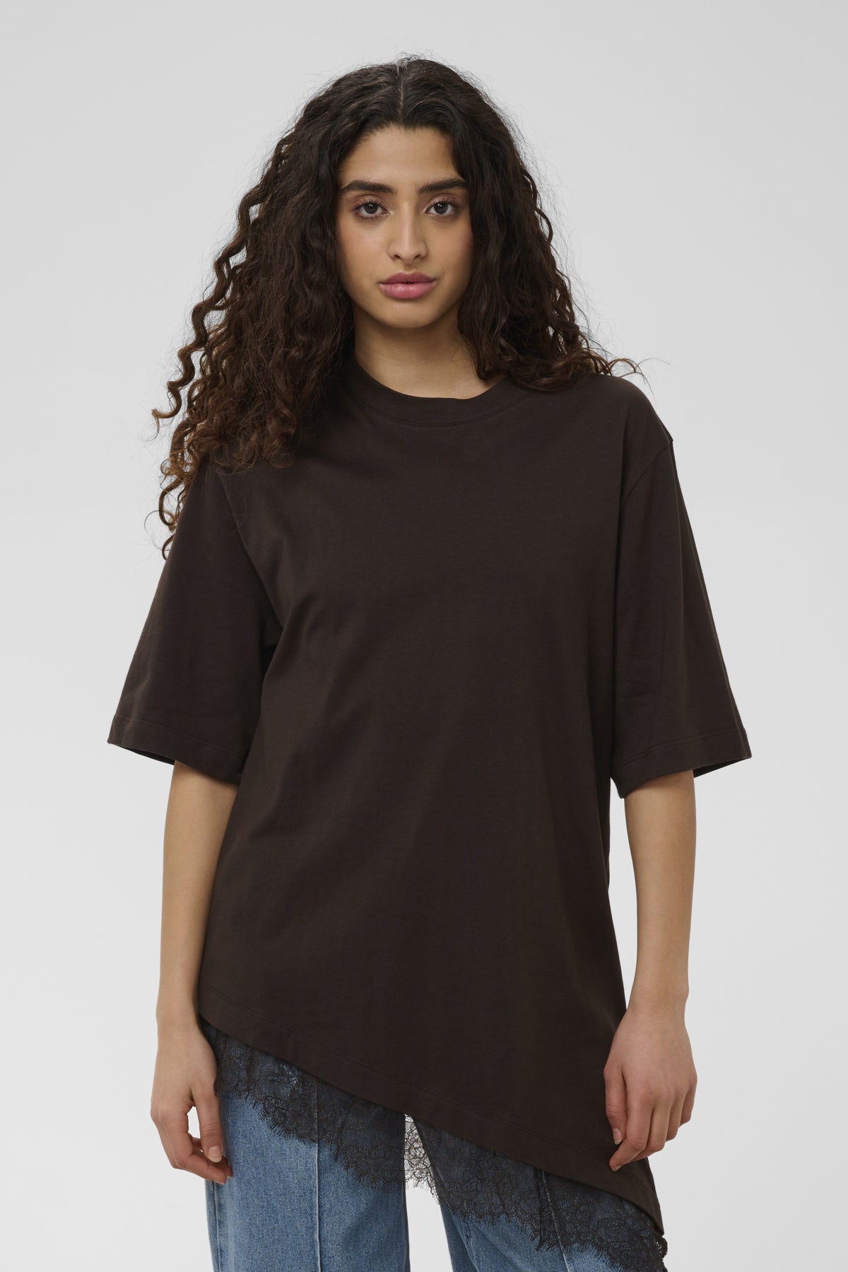 SLJina Lace Tee Chocolate Torte - 191109 - 30409760