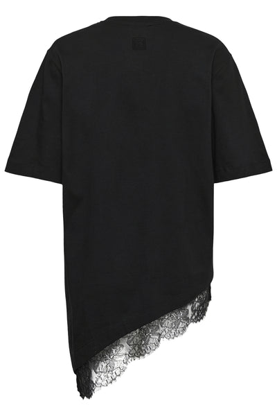 SLJina Lace Tee Black - 194008 - 30409760 Thumbnail