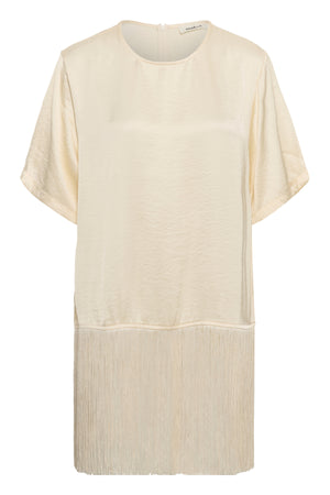 SLVerona Fringe Blouse Antique White - 110105 - 30410027