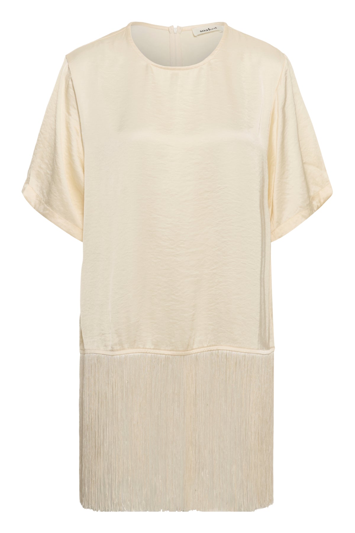 SLVerona Fringe Blouse Antique White - 110105 - 30410027