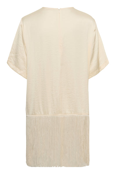 SLVerona Fringe Blouse Antique White - 110105 - 30410027 Thumbnail
