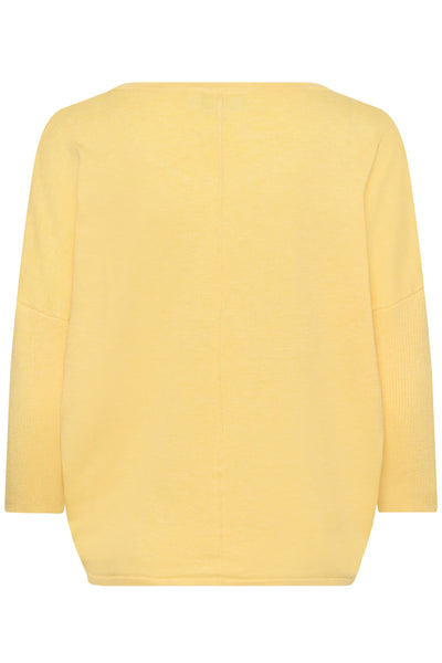 A2561, MilaSZ R-Neck Pullover Lemon Drop Melange - 1207361 - 30500003 Thumbnail