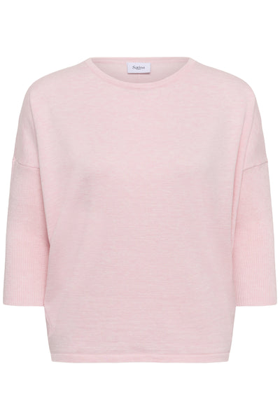 A2561, MilaSZ R-Neck Pullover Ballerina Melange - 1328071 - 30500003 Thumbnail