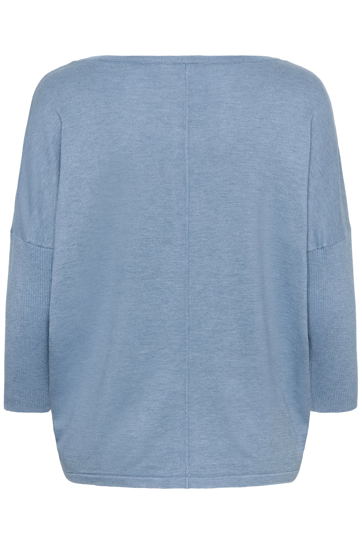 A2561, MilaSZ R-Neck Pullover Blue Shadow Melange - 30500003