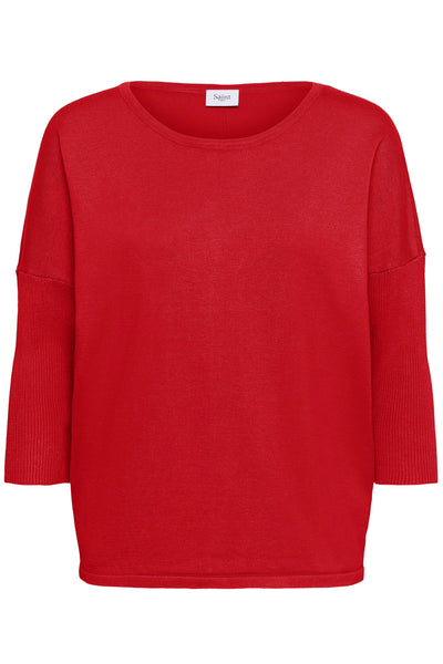 A2561, MilaSZ R-Neck Pullover Valiant Poppy - 181549 - 30500003 Thumbnail