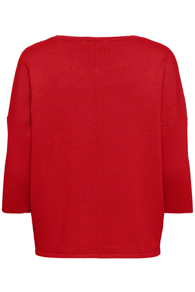 A2561, MilaSZ R-Neck Pullover Valiant Poppy - 181549 - 30500003 Thumbnail