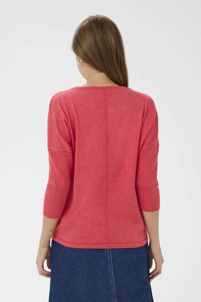 A2561, MilaSZ R-Neck Pullover Honeysuckle Melange - 1821201 - 30500003 Thumbnail