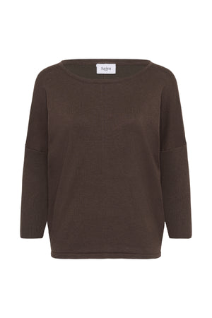 A2561, MilaSZ R-Neck Pullover Bracken Melange - 1910151 - 30500003
