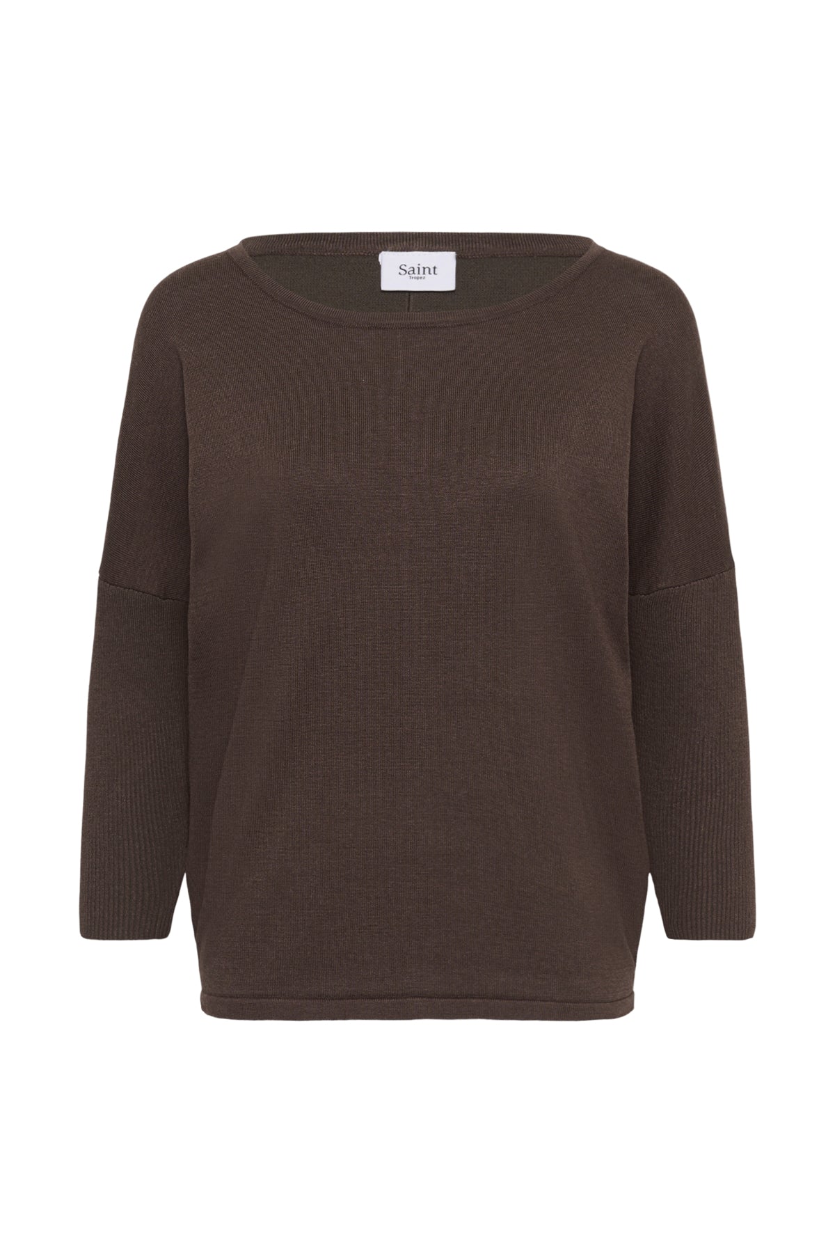 A2561, MilaSZ R-Neck Pullover Bracken Melange - 1910151 - 30500003