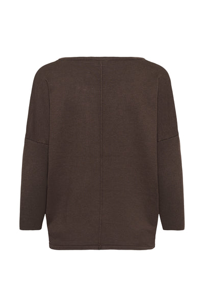 A2561, MilaSZ R-Neck Pullover Bracken Melange - 1910151 - 30500003 Thumbnail