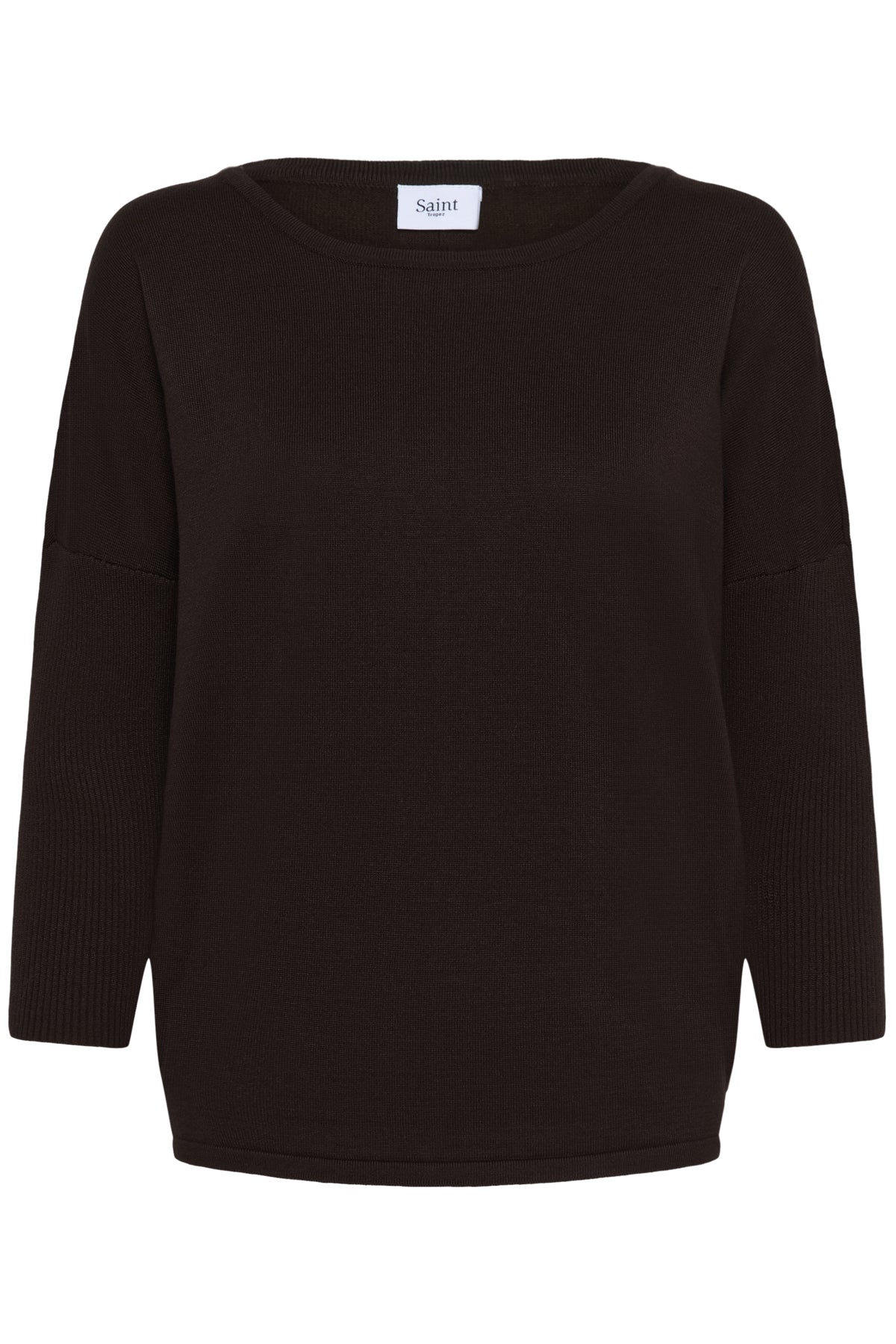 A2561, MilaSZ R-Neck Pullover Chocolate Plum