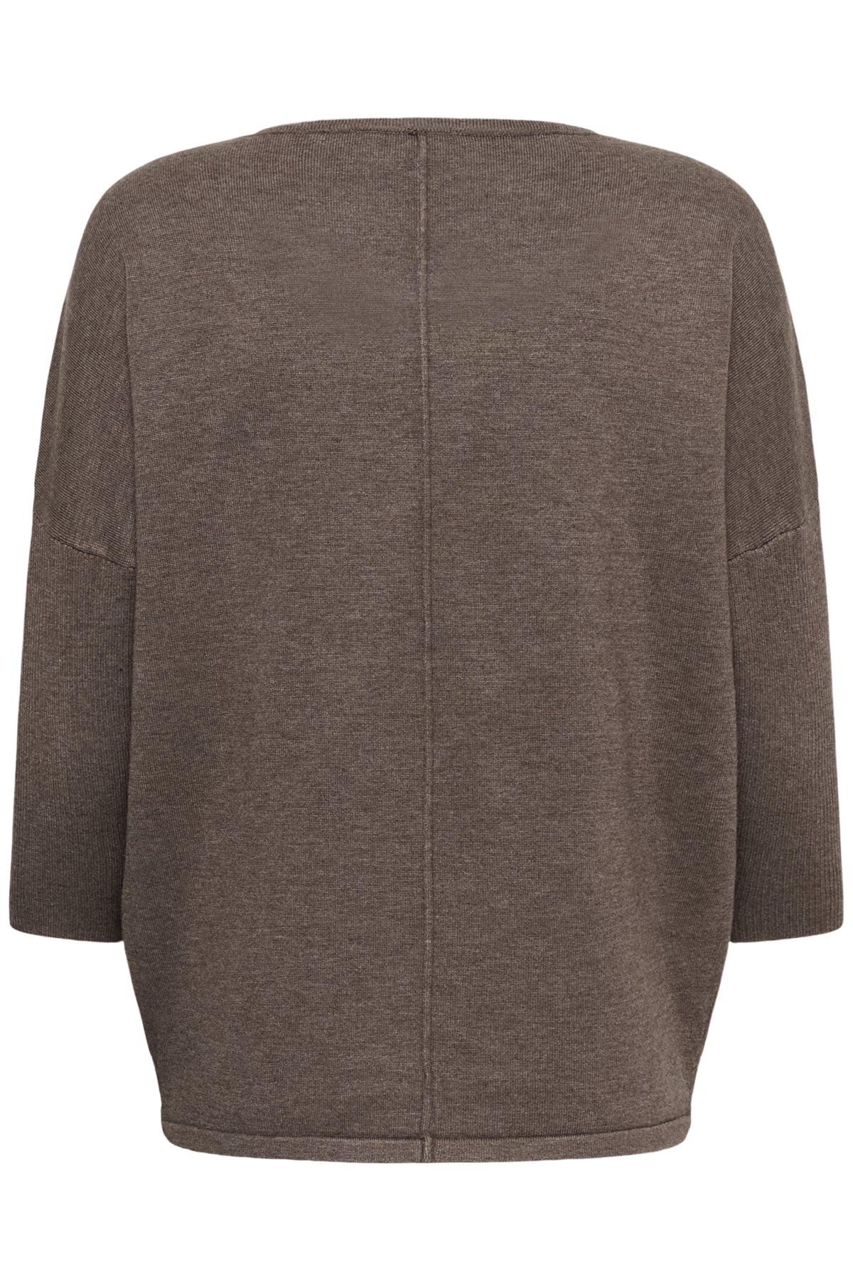 A2561, MilaSZ R-Neck Pullover Mink Melange - 1914301 - 30500003