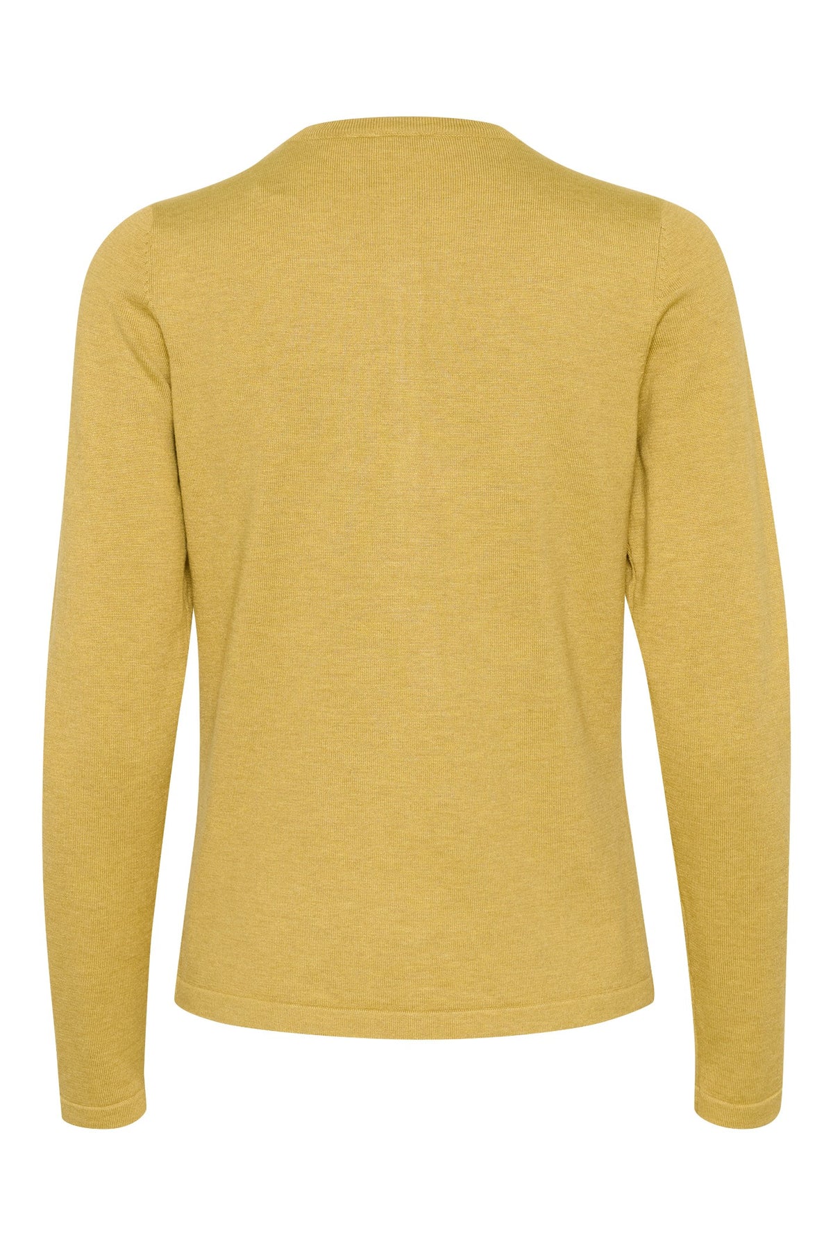 A8661, MilaSZ R-Neck Cardigan Burnished Gold Melange