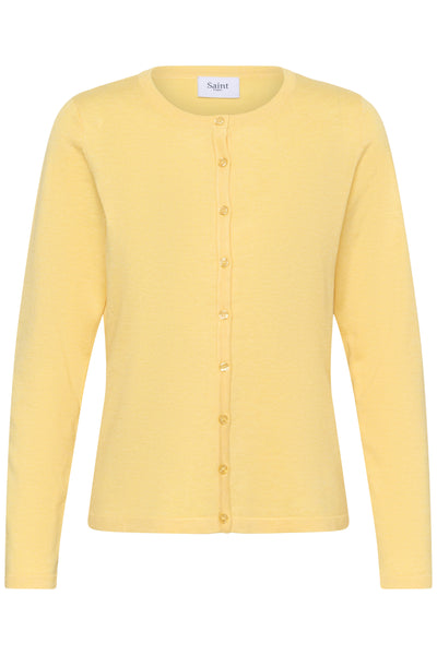 A8661, MilaSZ R-Neck Cardigan Lemon Drop Melange - 1207361 - 30500005 Thumbnail