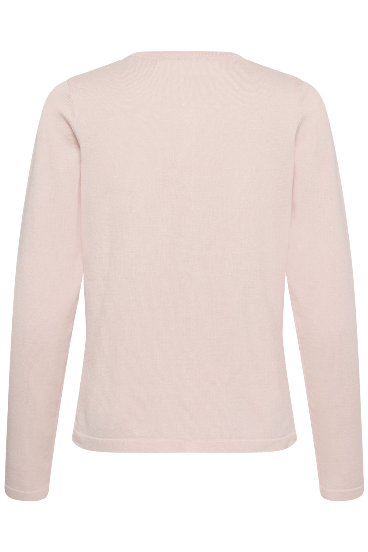 A8661, MilaSZ R-Neck Cardigan Chalk Pink - 131904 - 30500005