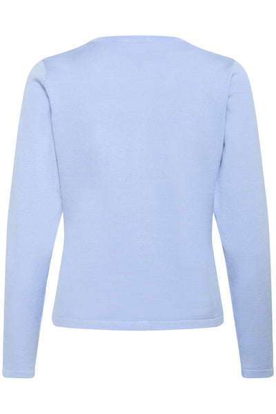 A8661, MilaSZ R-Neck Cardigan Kentucky Blue - 153915 - 30500005 Thumbnail