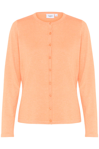 A8661, MilaSZ R-Neck Cardigan Bird of Paradise Melange - 30500005 Thumbnail