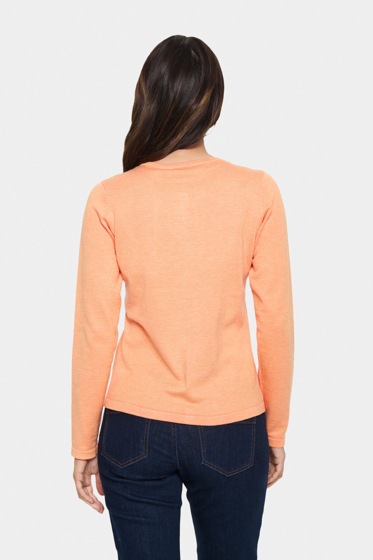A8661, MilaSZ R-Neck Cardigan Bird of Paradise Melange - 30500005