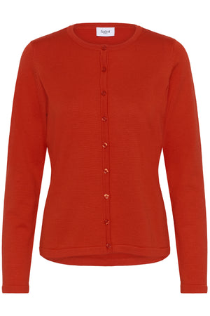 A8661, MilaSZ R-Neck Cardigan Valiant Poppy - 181549 - 30500005