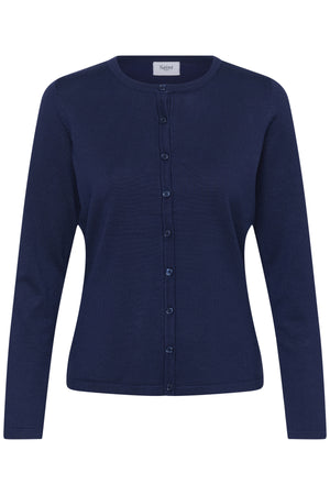 A8661, MilaSZ R-Neck Cardigan Navy Peony - 194029 - 30500005