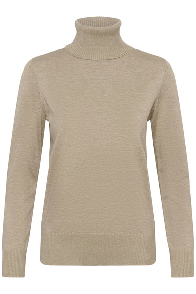 J2046, MilaSZ Rollneck Pullove Greige Melange - 1611091 - 30500018 Thumbnail