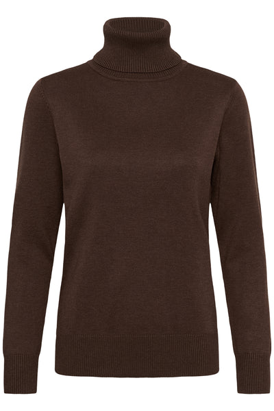 J2046, MilaSZ Rollneck Pullove Bracken Melange - 1910151 - 30500018 Thumbnail