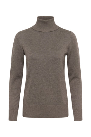 J2046, MilaSZ Rollneck Pullove Mink Melange - 1914301 - 30500018