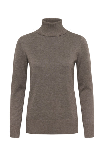 J2046, MilaSZ Rollneck Pullove Mink Melange - 1914301 - 30500018 Thumbnail