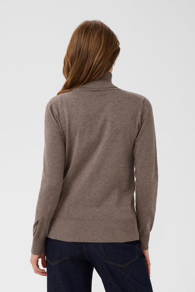 J2046, MilaSZ Rollneck Pullove Mink Melange - 1914301 - 30500018 Thumbnail